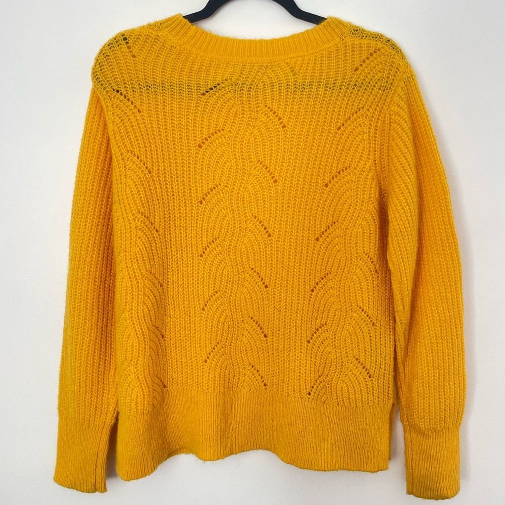 Boden Womens Golden Yellow Wool Blend Hadley Sweater Size Medium - Picture 9 of 14